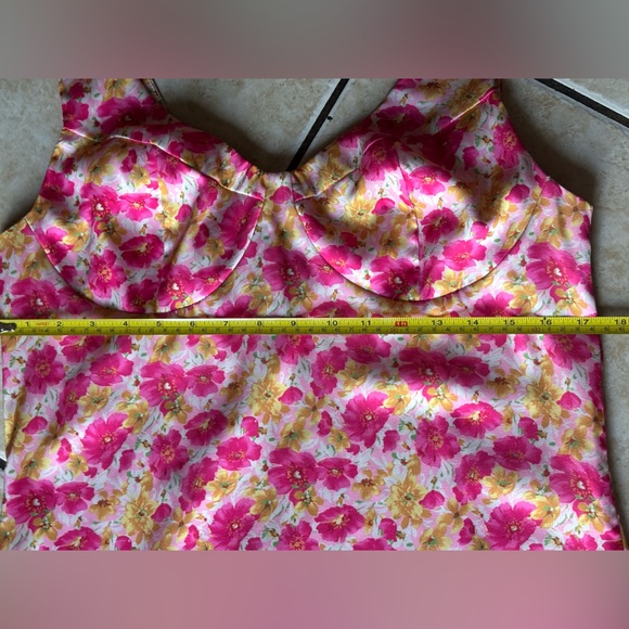 Forever 21 Pink Pleated Maxi Dress Size XL - Picture 5 of 8